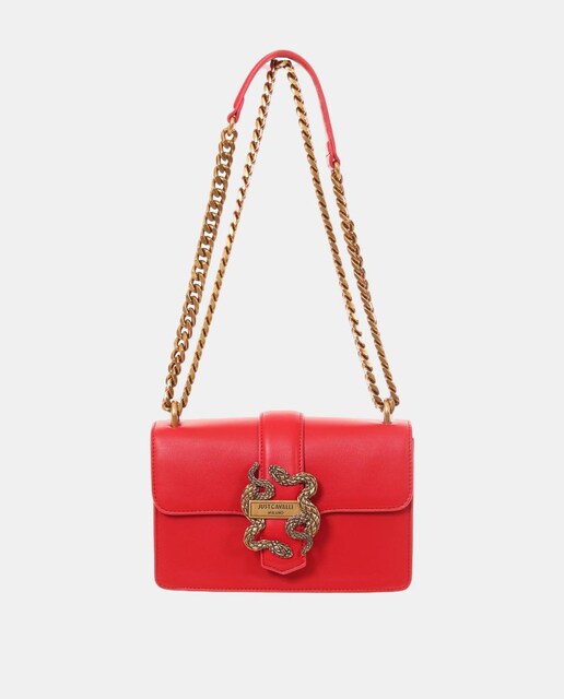 Imagem 0 de Mala a Tiracolo Pequena com Aba e Fecho de Botão - Vermelho