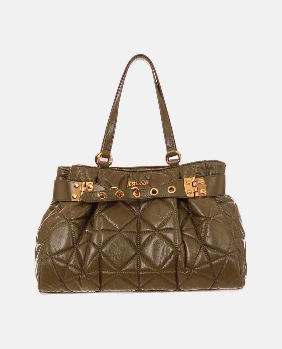 Imagem 0 de Mala Média Acolchoada com Correia Curta - Caqui