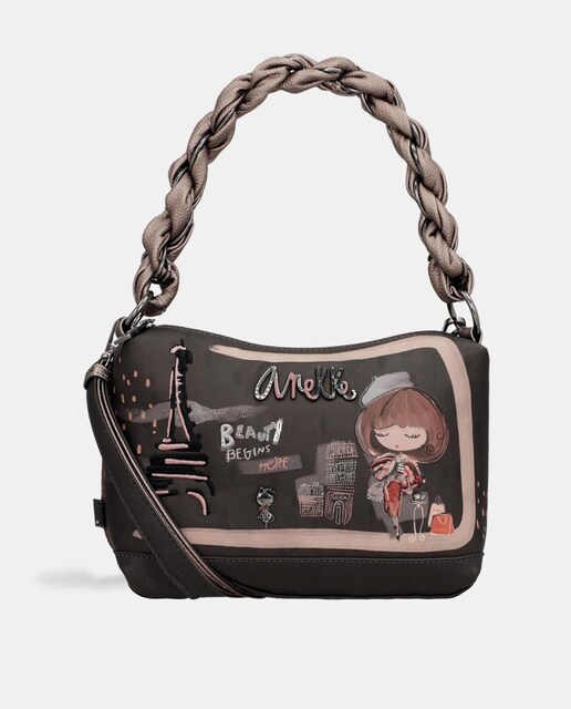 Imagem 0 de Mala a Tiracolo com Bolso à Frente Mademoiselle