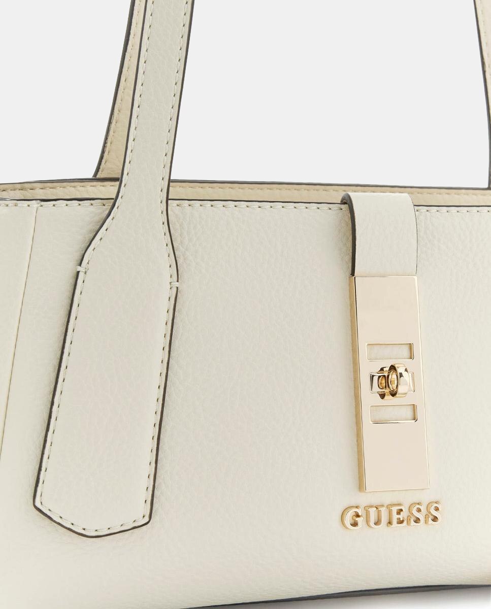 Mala de Ombro com Fecho de Correr Branco-3