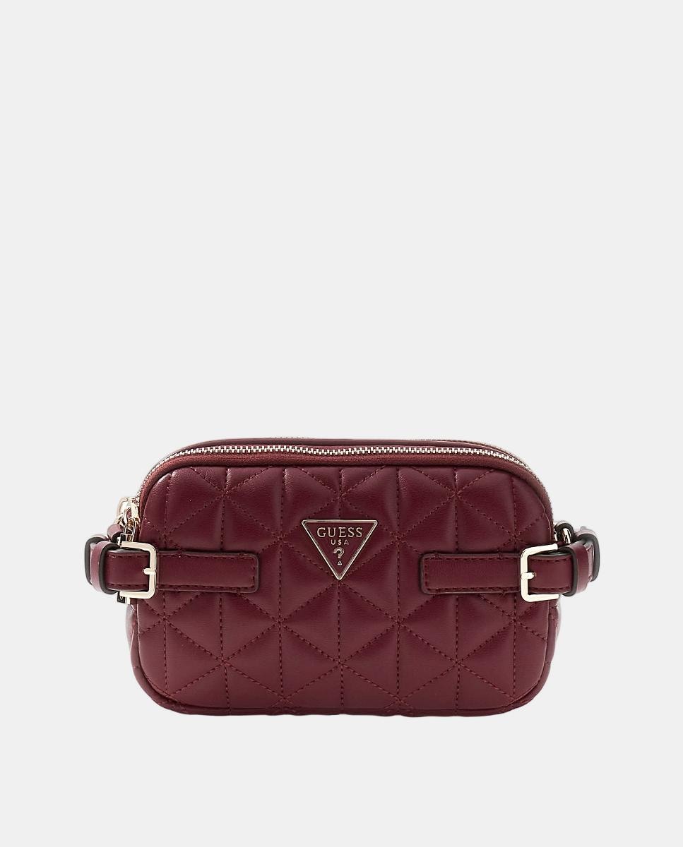 Nécessaire com Fecho de Correr Duplo Bordeaux-1