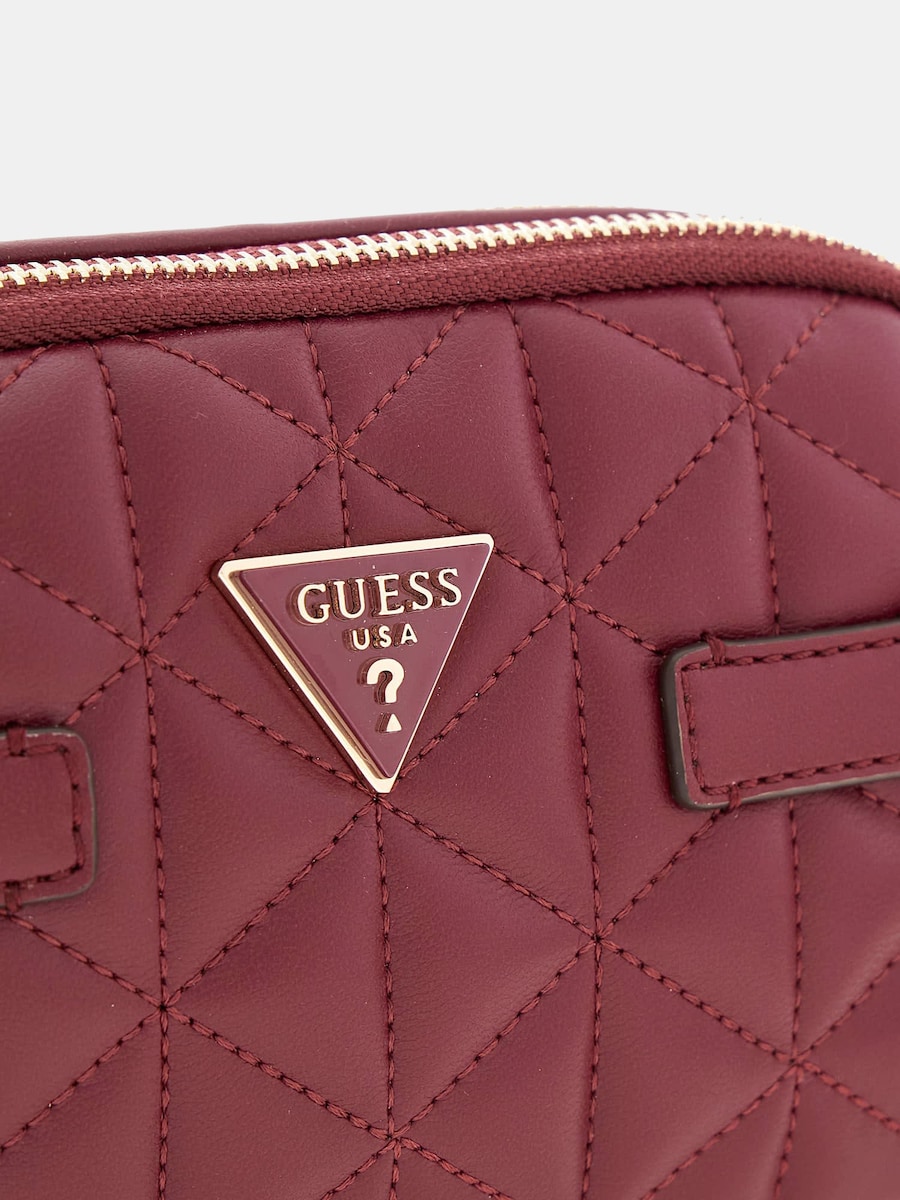 Nécessaire com Fecho de Correr Duplo Bordeaux-5