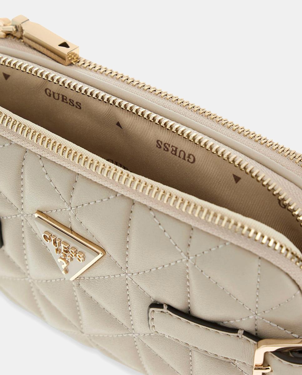 Nécessaire com Fecho de Correr Duplo Branco-5