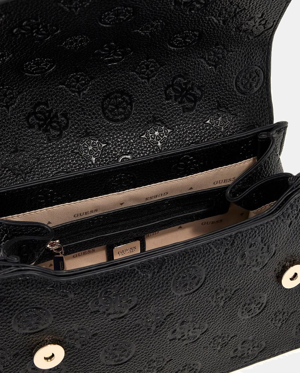 Mala a Tiracolo com Fecho de Correr Preto-2