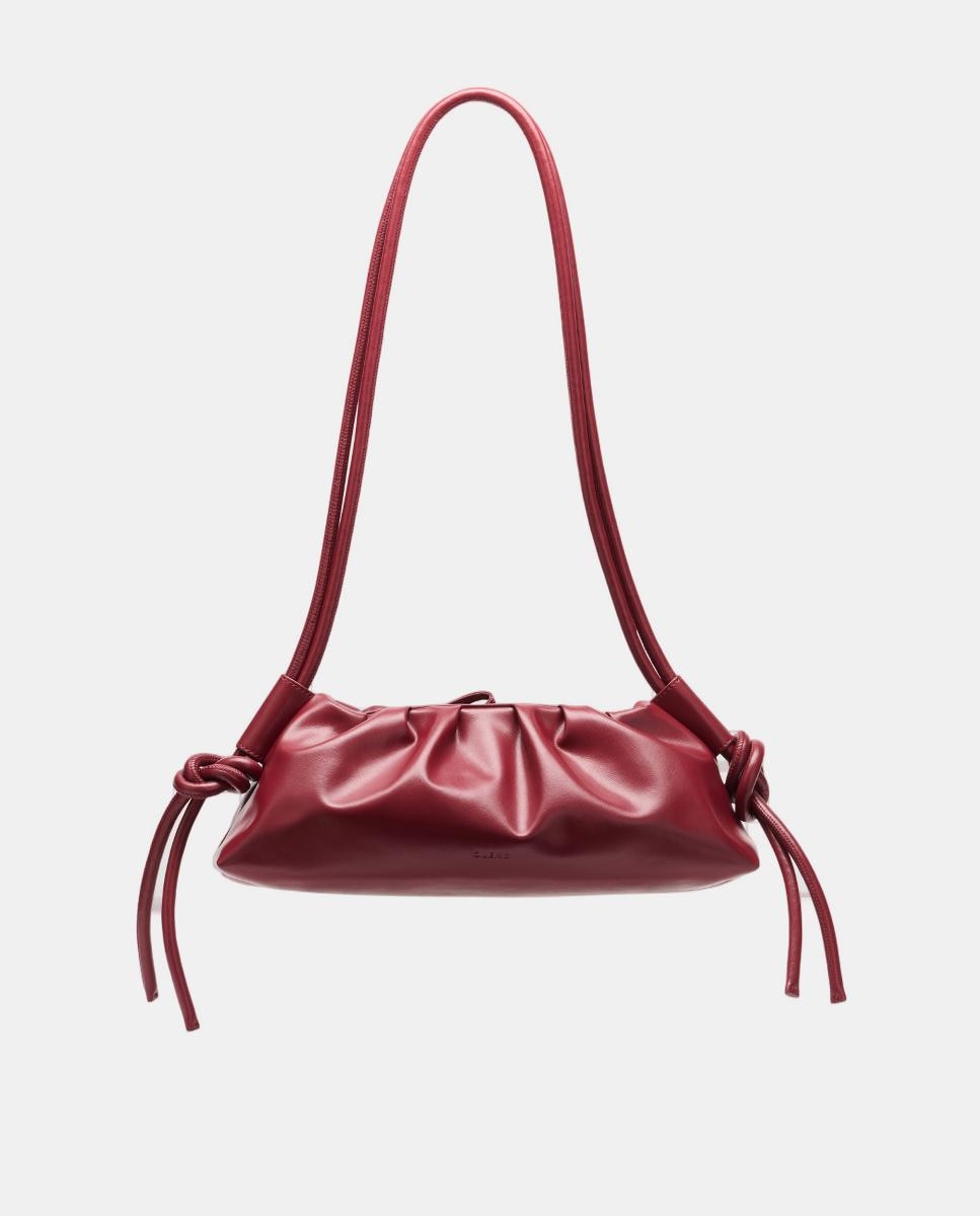 Mala de Ombro Modelo Dumpling Bordeaux-1