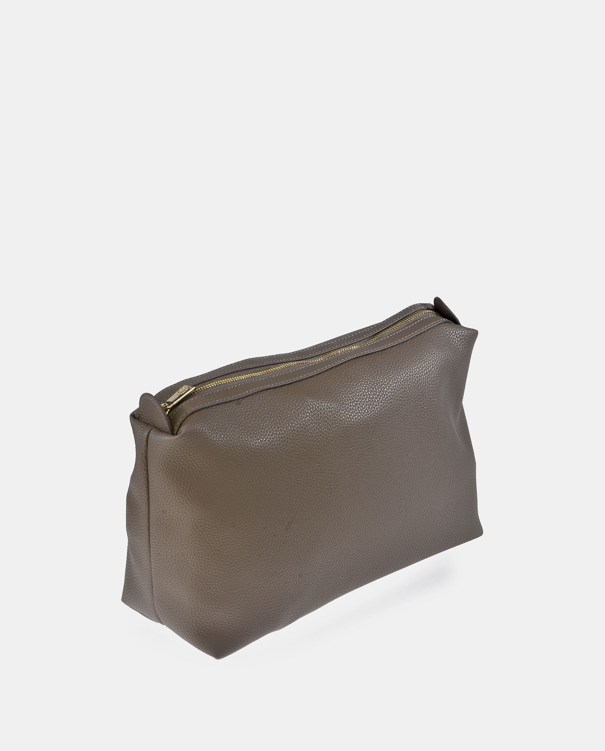 Mala Tipo Tote em Pele Sintética - Preto Taupe-5