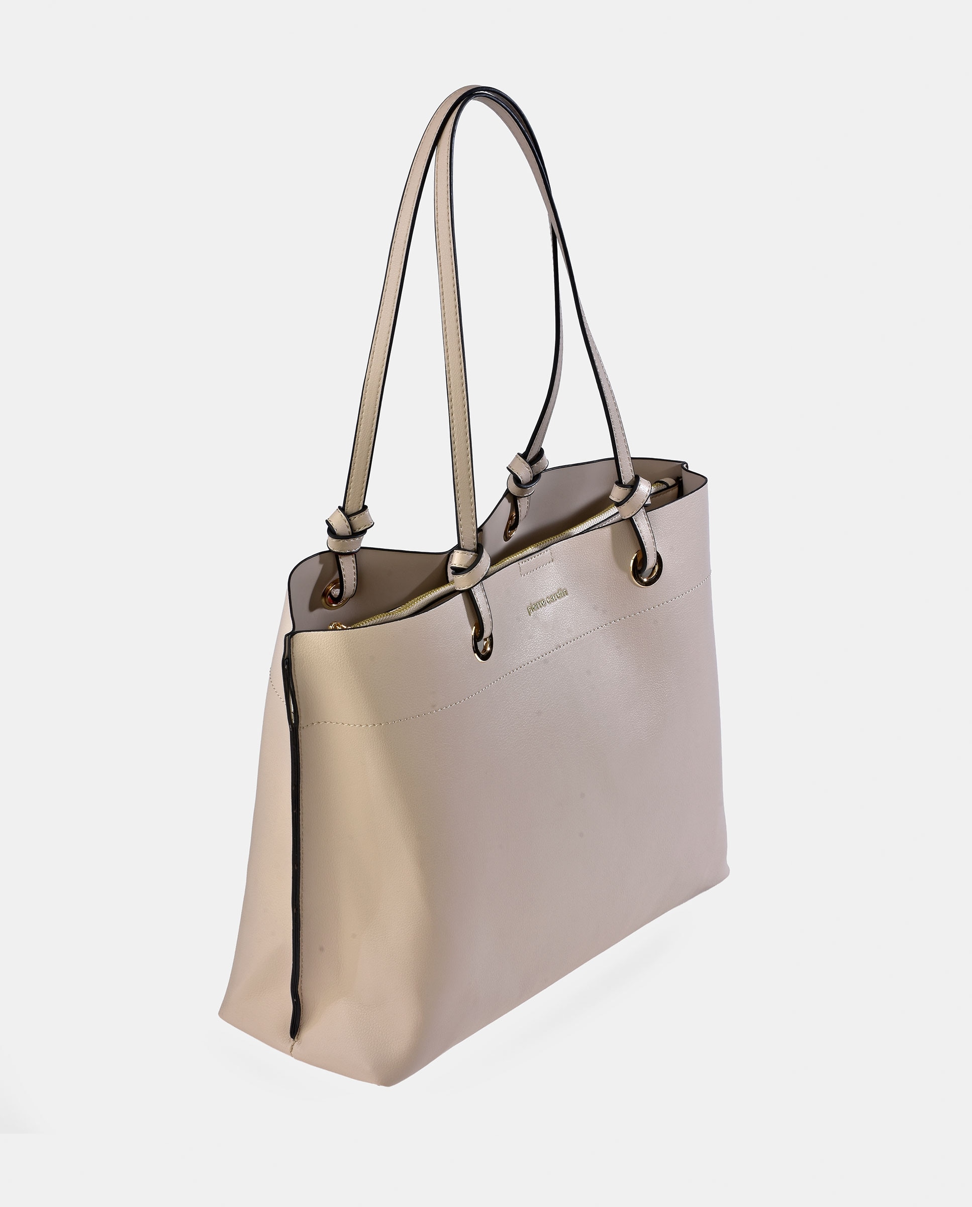 Mala Shopper em P.U. Bege-2