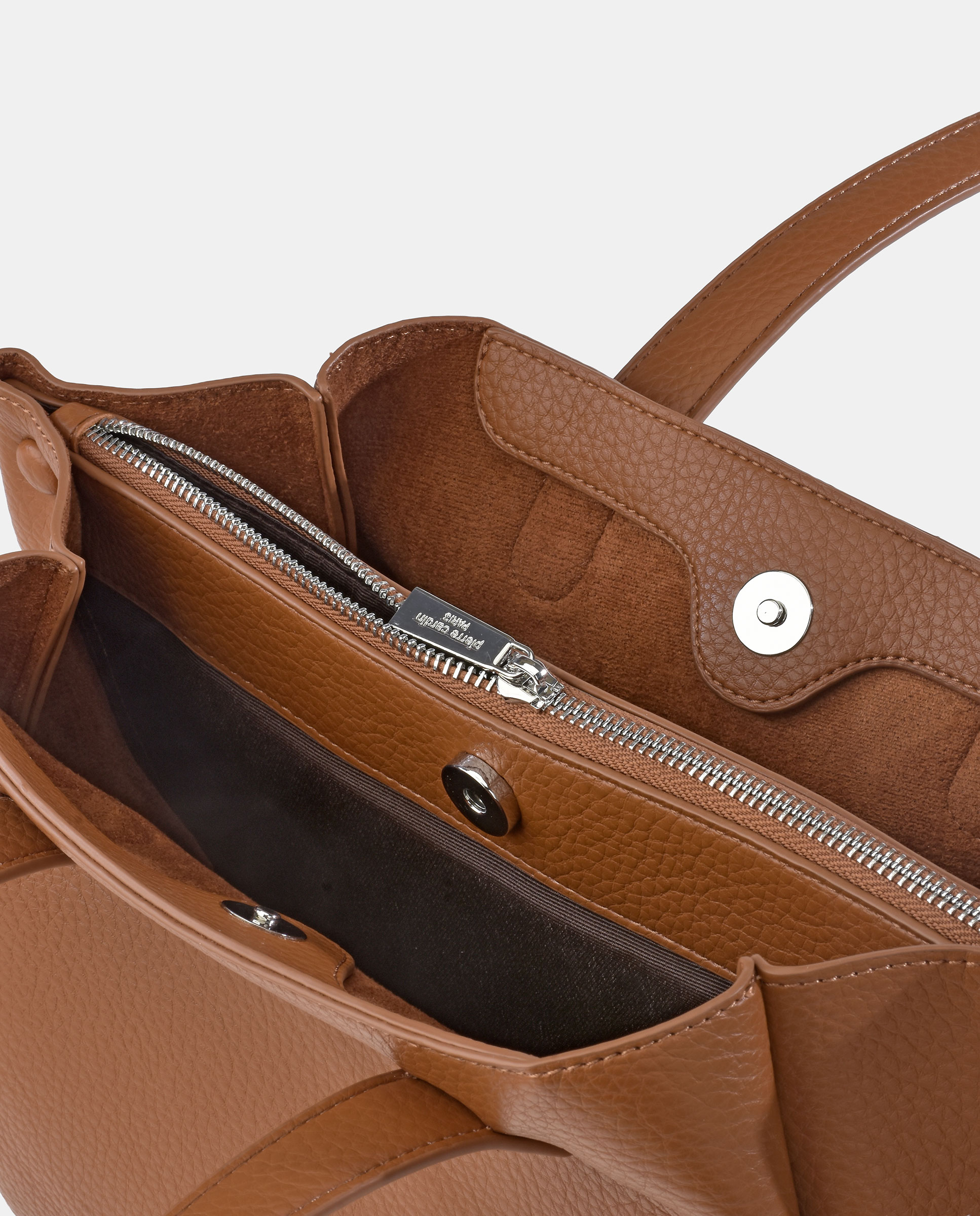 Mala Shopper em P.U. Camel-3