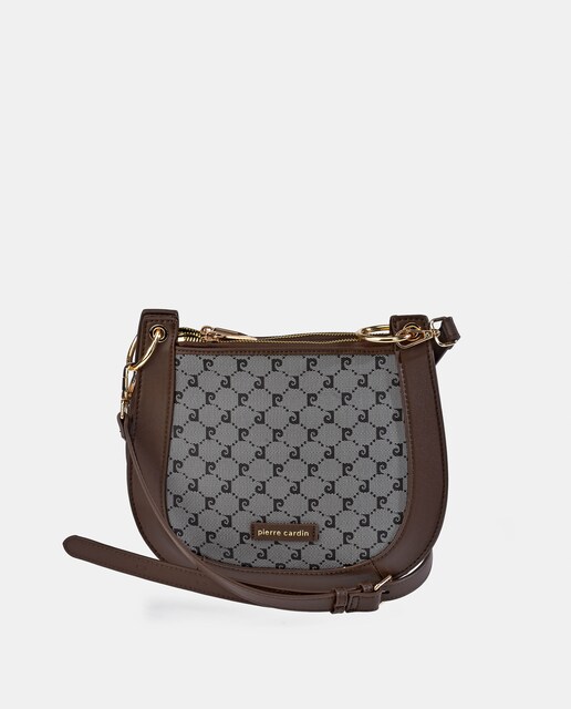 Imagem 0 de Mala a Tiracolo Dupla em Lona e P.U.