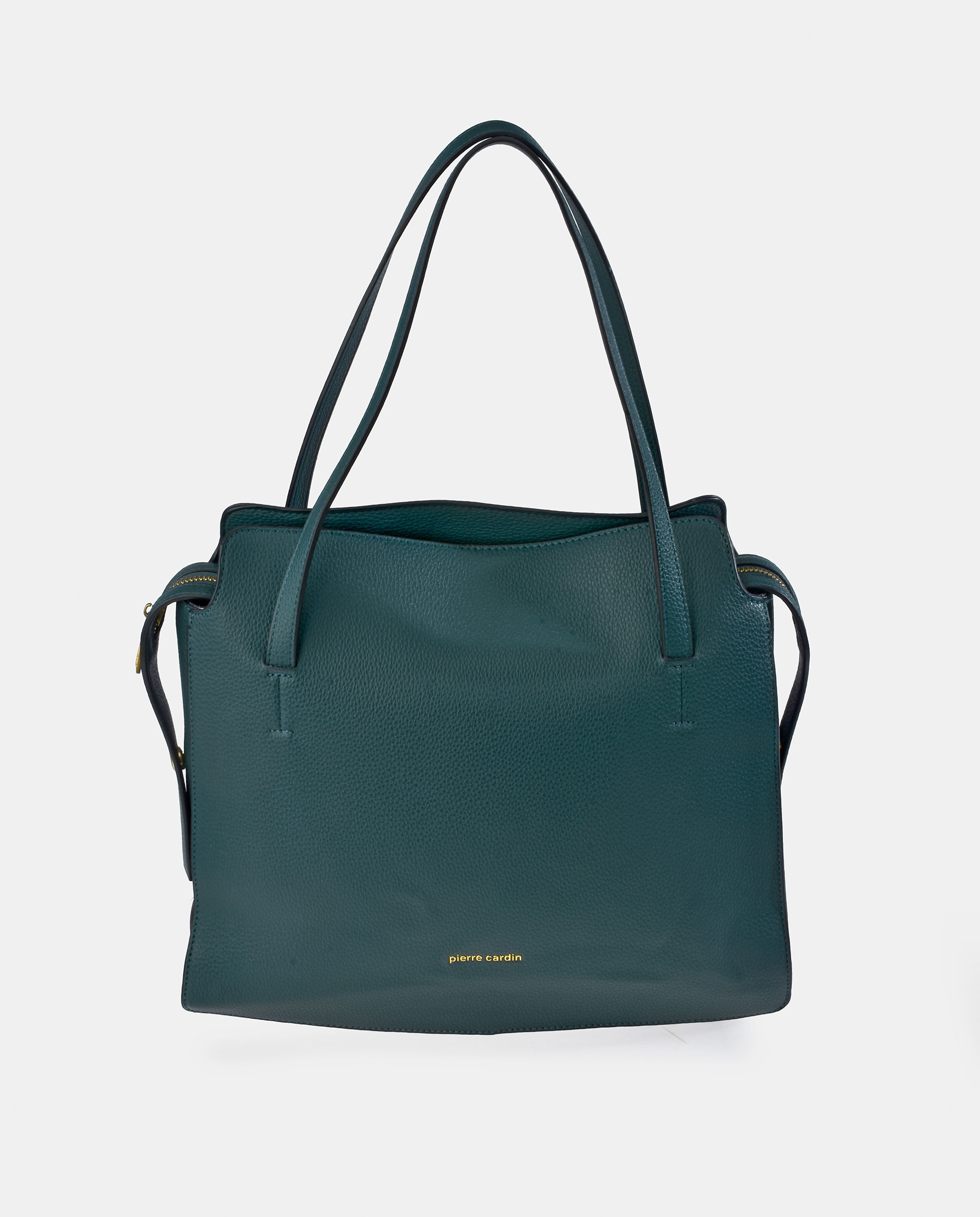 Mala Shopper em P.U. Verde-escuro-1