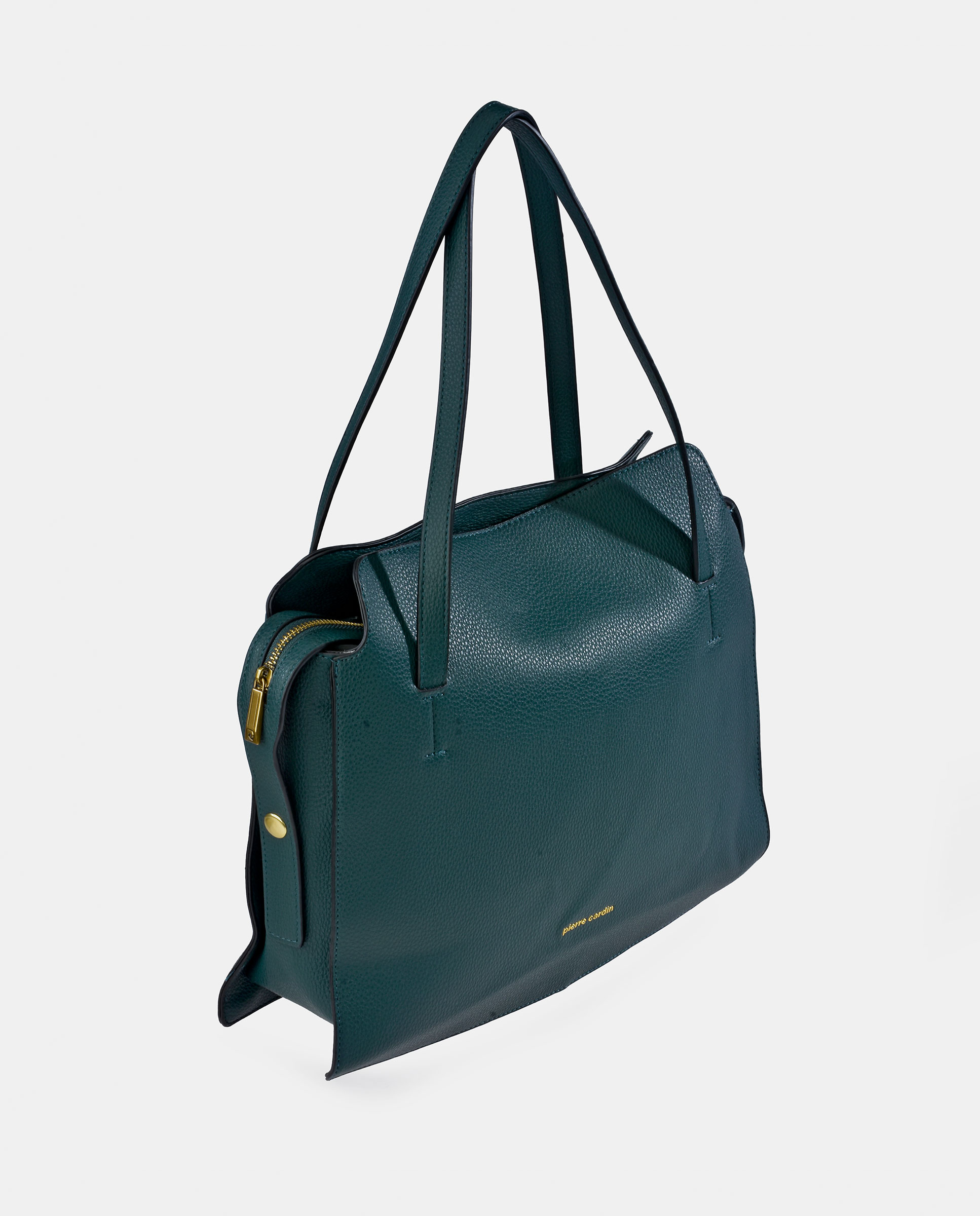 Mala Shopper em P.U. Verde-escuro-2