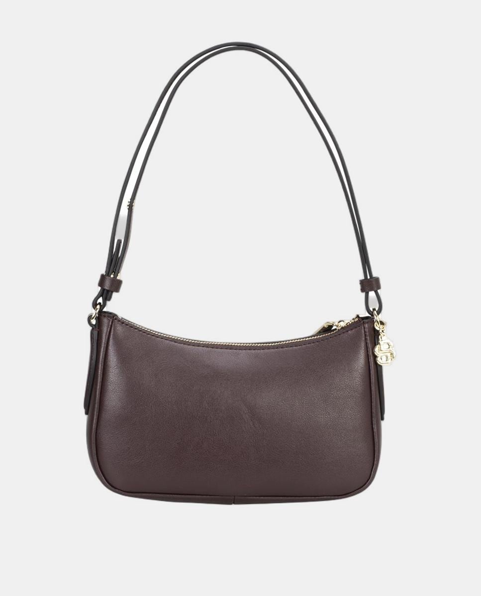 Mala Média com Fecho de Correr e Alça Comprida Bordeaux-2