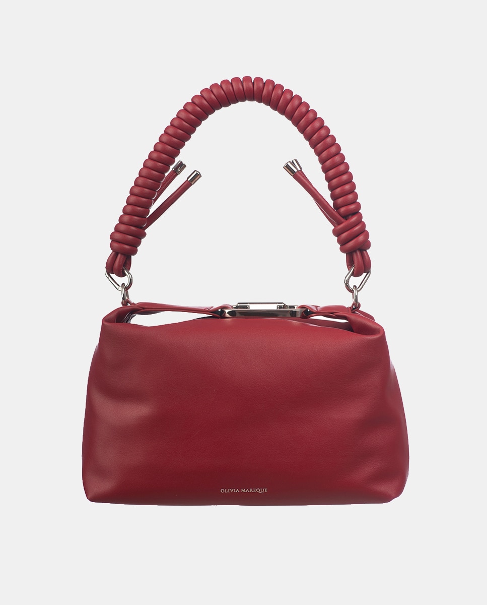 Bolso Kenza medium olivia Mareque - Granate Granate-5