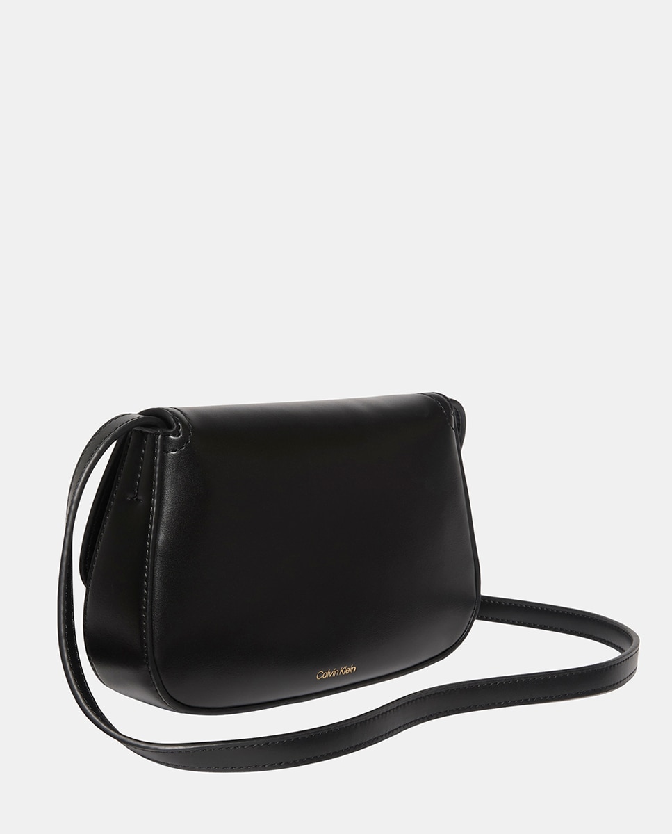 Mala Casual CK com Fecho de Aba Preto-2