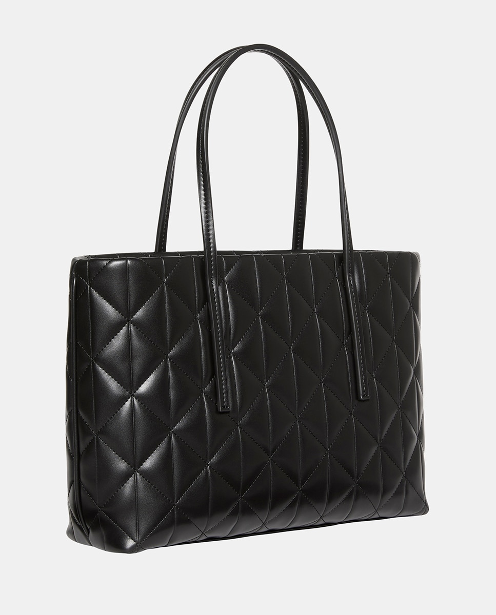 Mala Tipo Tote Acolchoada Preto-2