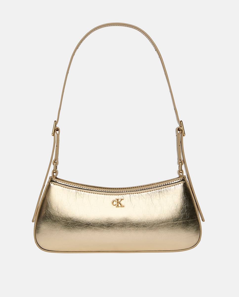 Imagem 0 de Mala de Ombro com Logótipo CK - Dourado