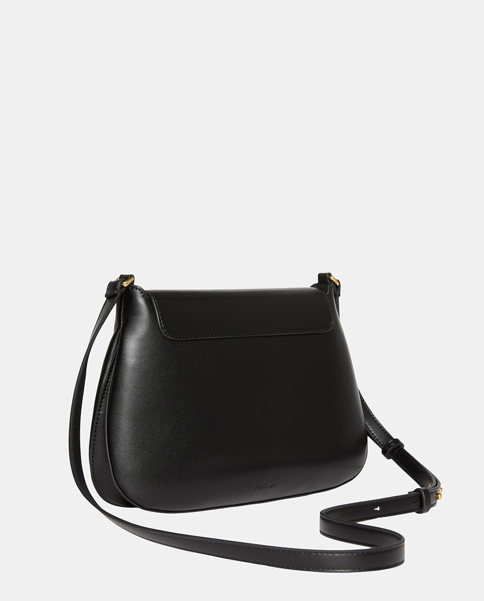 Mala a Tiracolo com Fivela Estética Preto-2