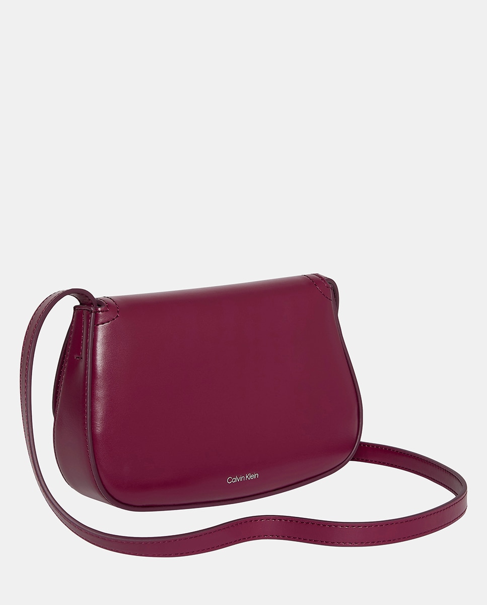 Mala Casual CK com Fecho de Aba Fúcsia-2