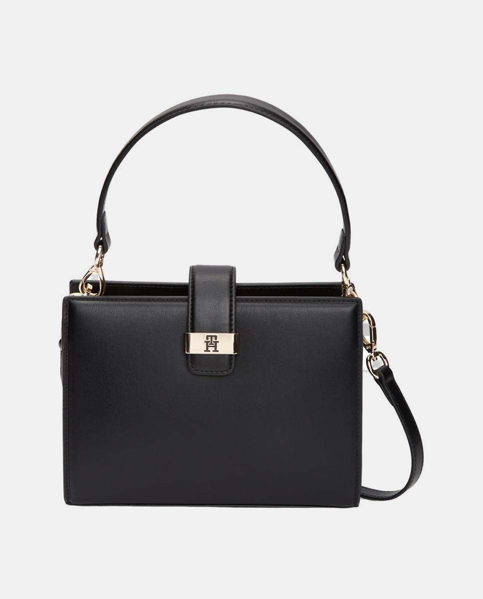 Mala Tipo Satchel TH Heritage Mini - Preto Preto-1