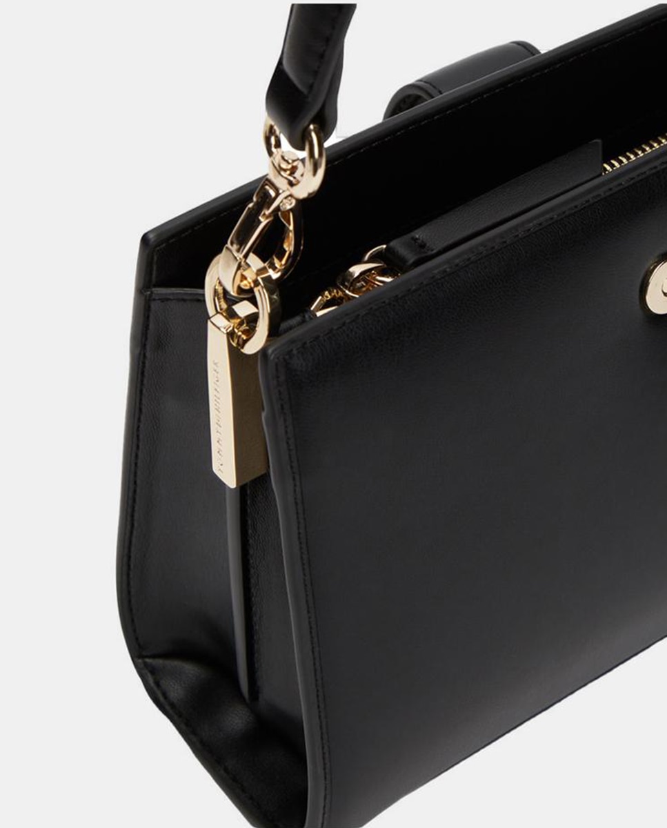 Mala Tipo Satchel TH Heritage Mini - Preto Preto-2