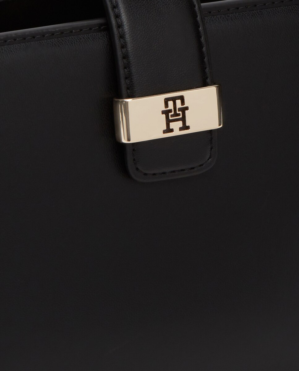 Mala Tipo Satchel TH Heritage Mini - Preto Preto-3