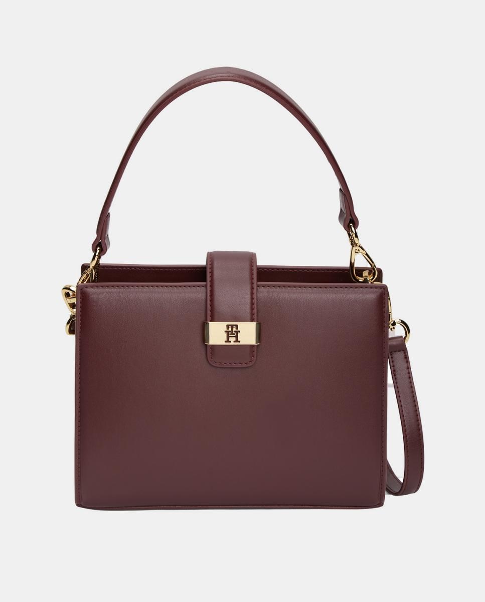 Mala Tipo Satchel TH Heritage Mini - Bordeaux Bordeaux-1
