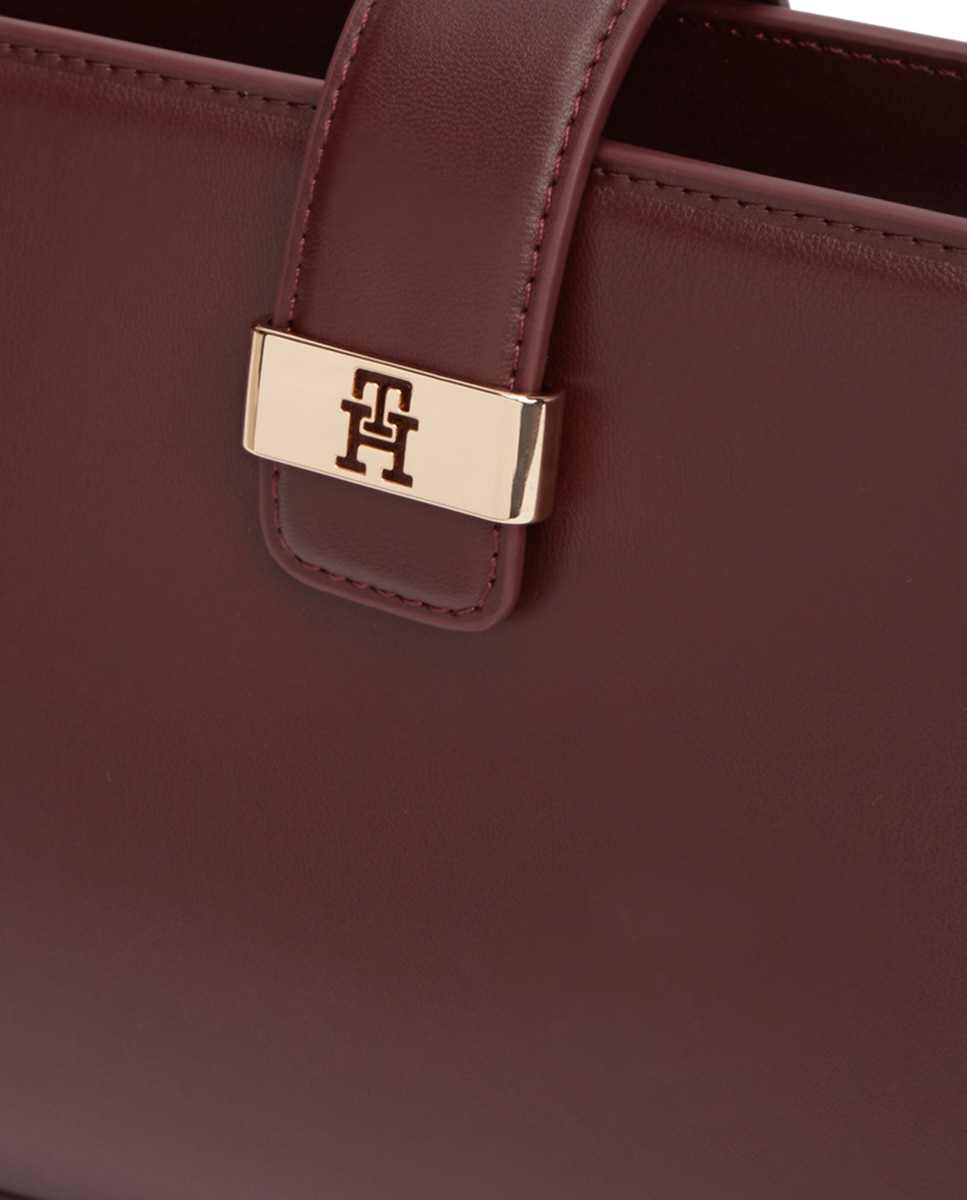 Mala Tipo Satchel TH Heritage Mini - Bordeaux Bordeaux-3