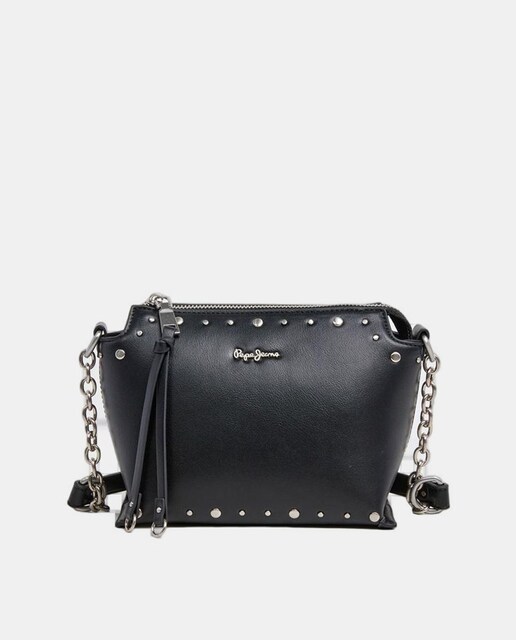 Imagem 0 de Mala a Tiracolo Edilia Spring com Detalhes Metálicos, Fecho de Correr, Correia Ajustável e Logótipo à Frente