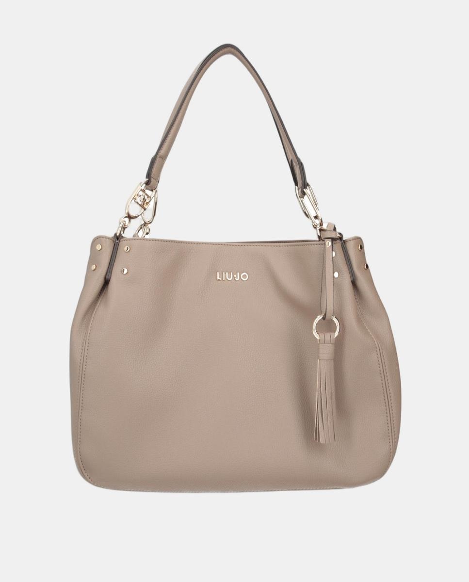 Imagem 0 de Mala com Efeito de Pele e Alça Dupla