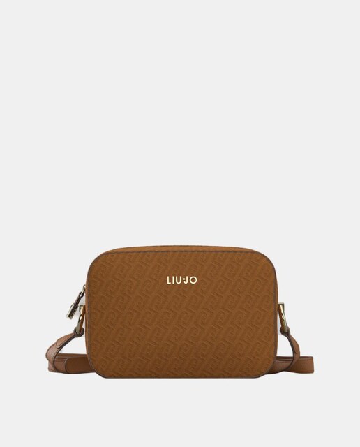 Imagem 0 de Mala a Tiracolo com Efeito de Camurcina, Detalhe de Logótipo e Alça Ajustável