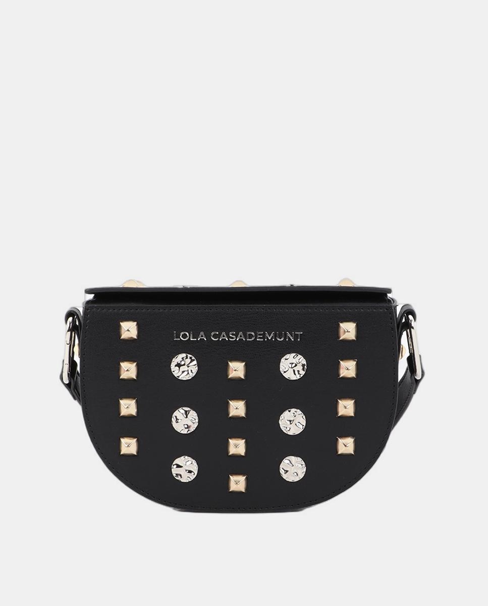 Banana Bag com Tachas Preto-1
