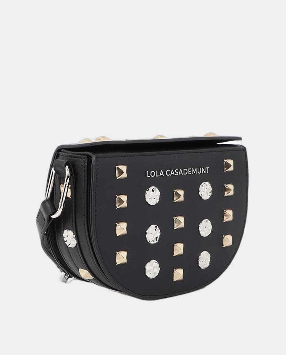 Banana Bag com Tachas Preto-3