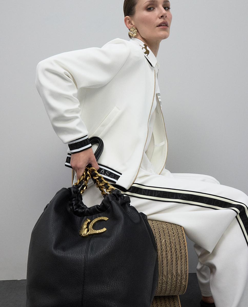 Mala Shopper LC Animal Preto-4