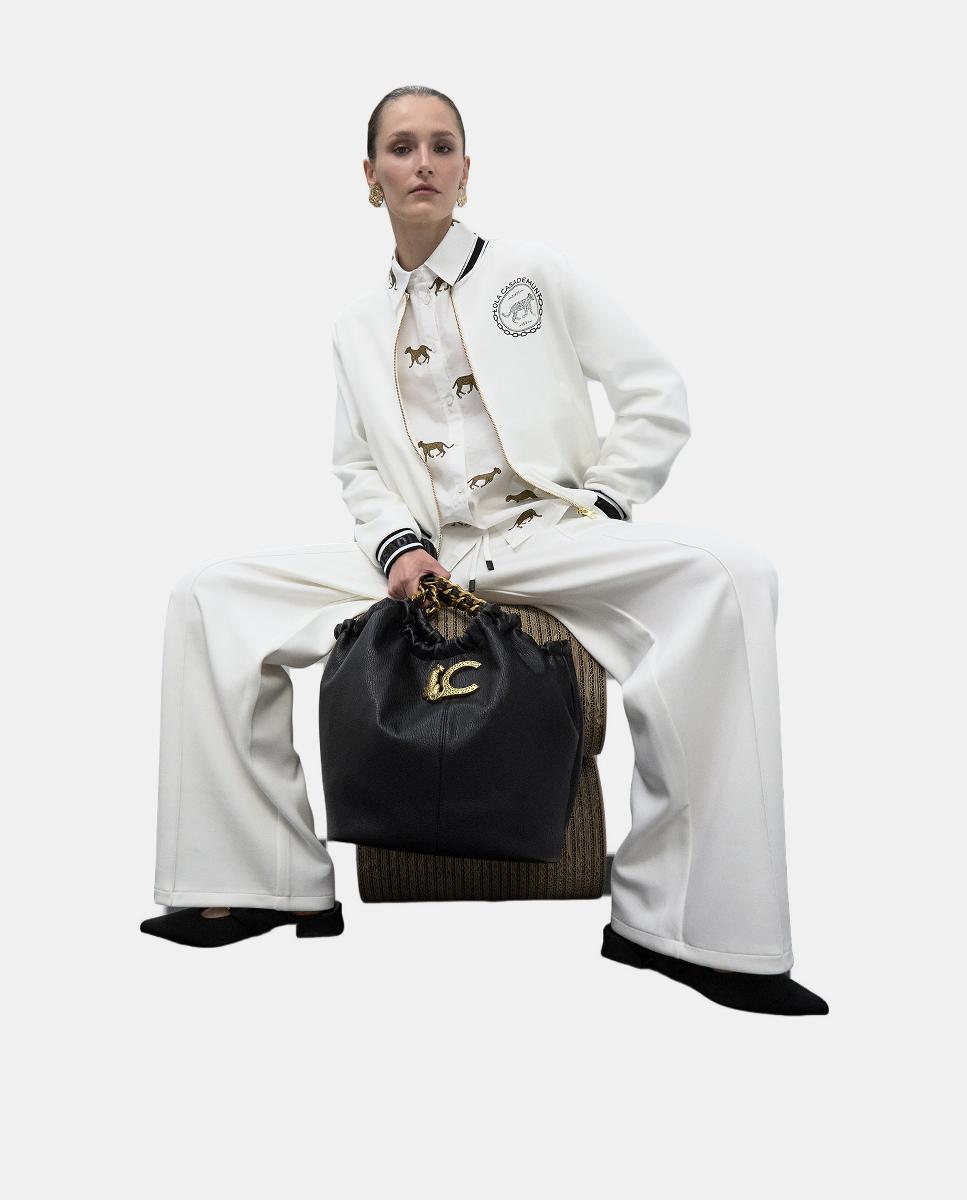 Mala Shopper LC Animal Preto-8