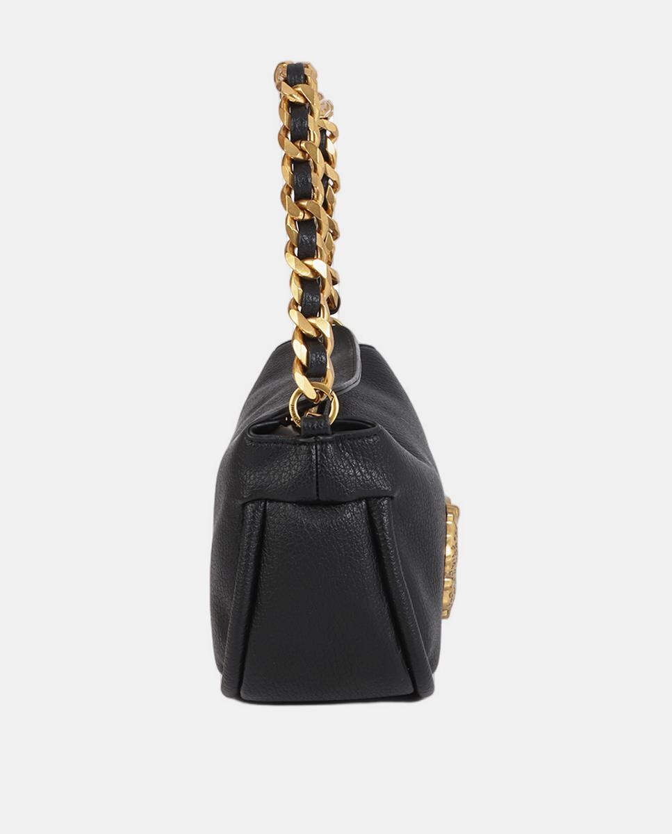 Mala a Tiracolo LC com Animal Print Preto-3