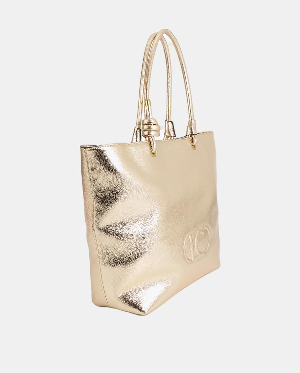 Mala Shopper sem Estrutura Ouro-5