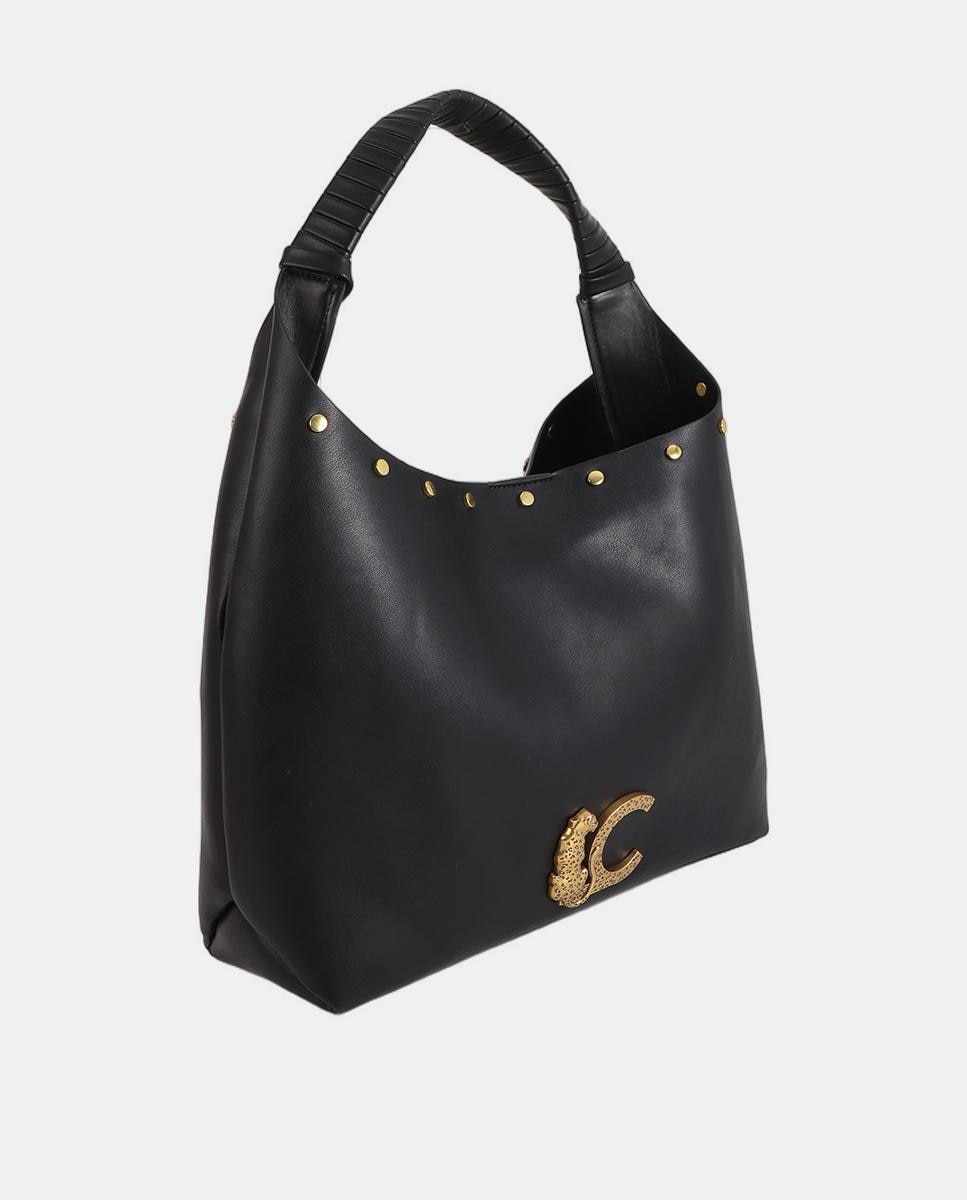 Mala Shopper LC Animal com Tachas Preto-4