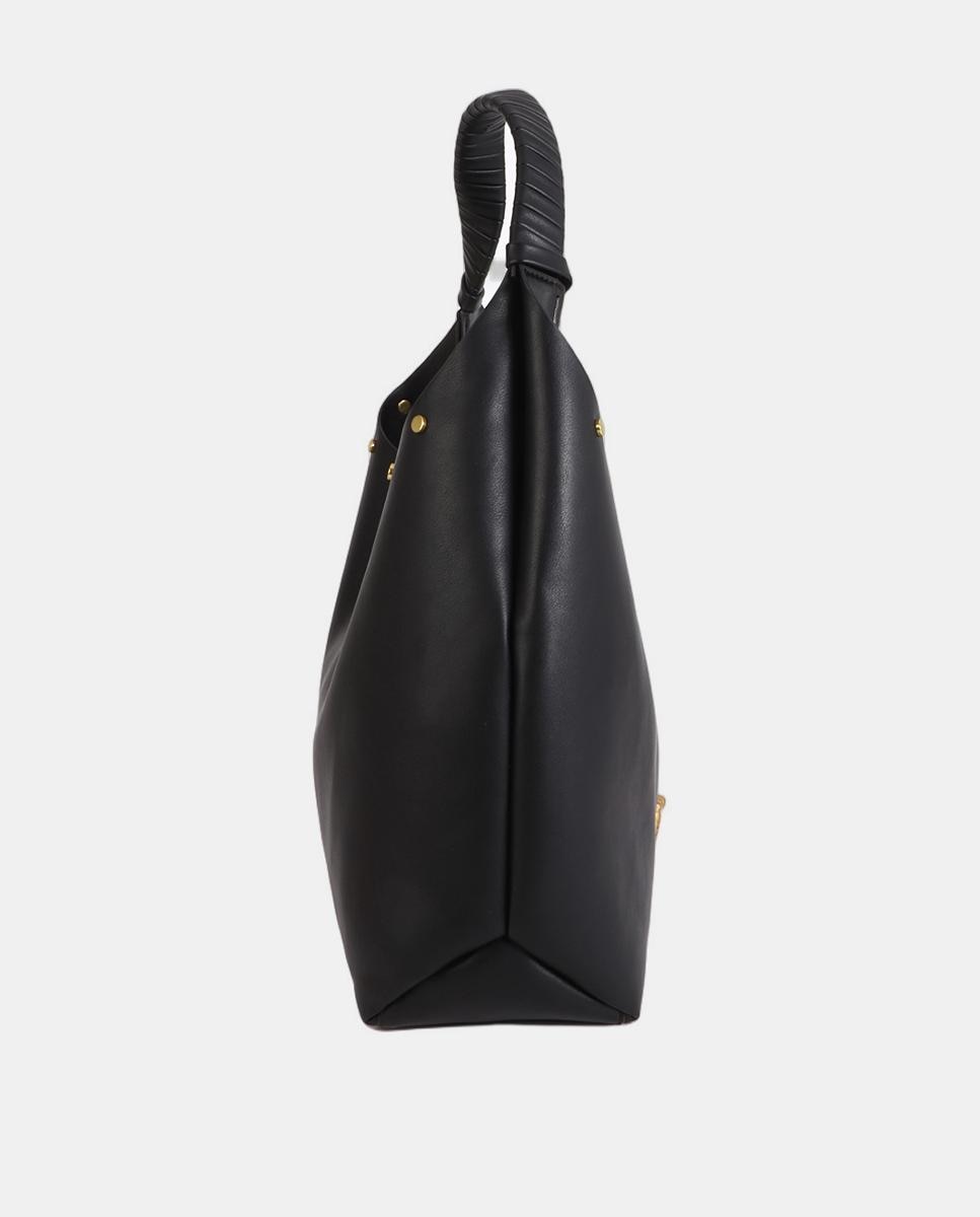 Mala Shopper LC Animal com Tachas Preto-5