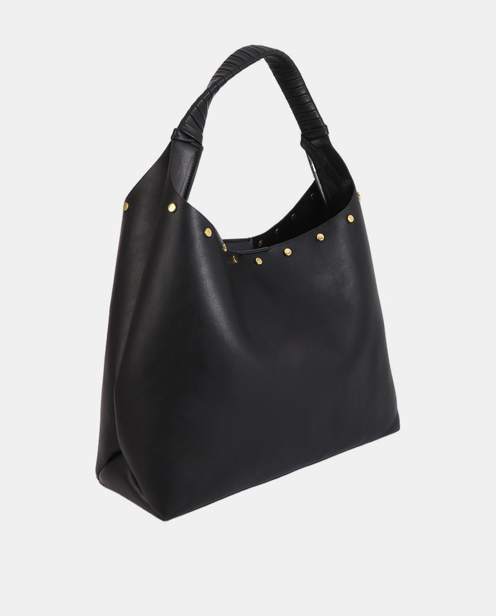 Mala Shopper LC Animal com Tachas Preto-6