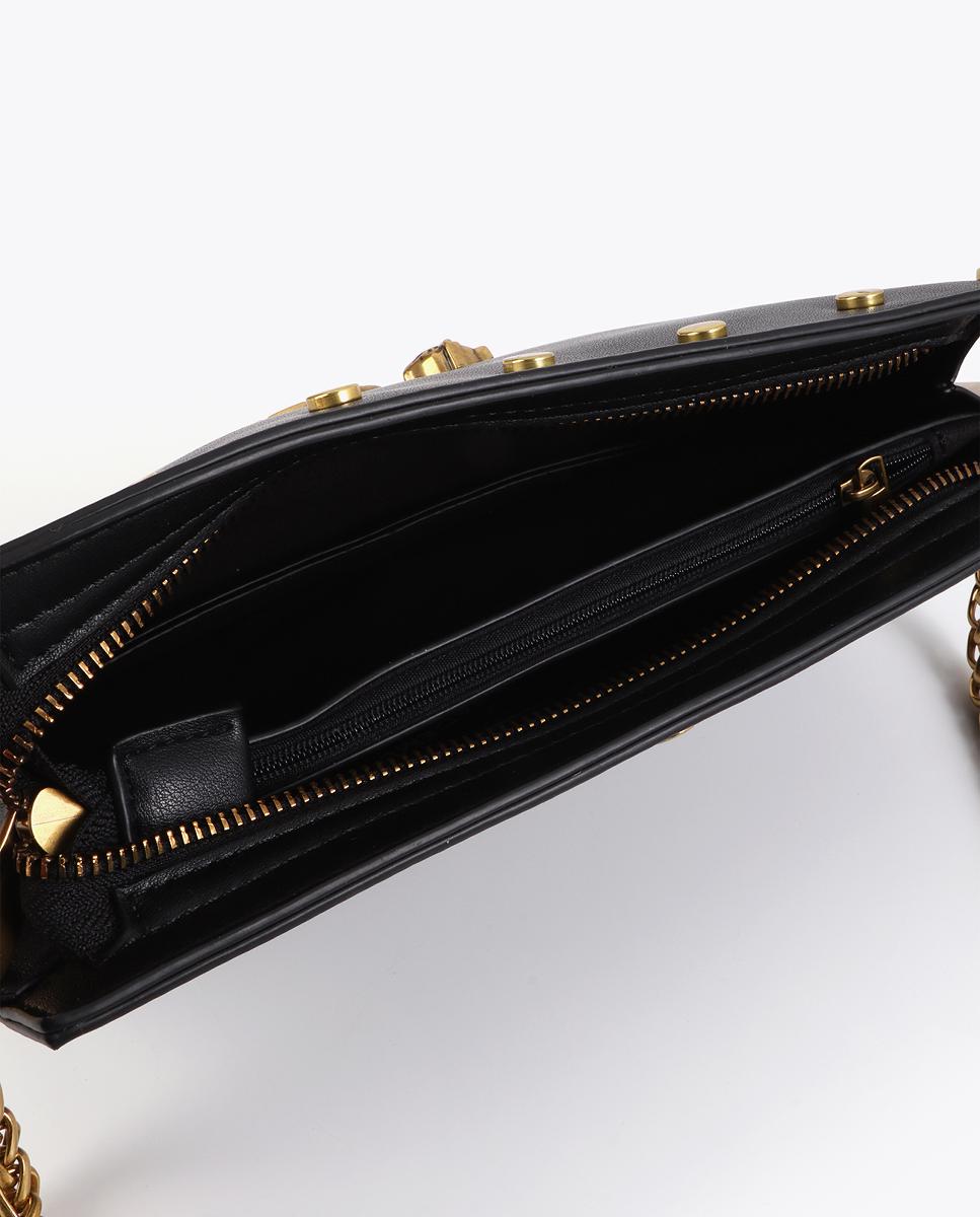 Mala a Tiracolo LC Animal com Tachas Preto-9