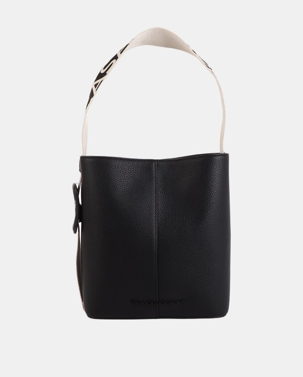 Imagem 0 de Mala Shopper com Alça de Nylon em Contraste