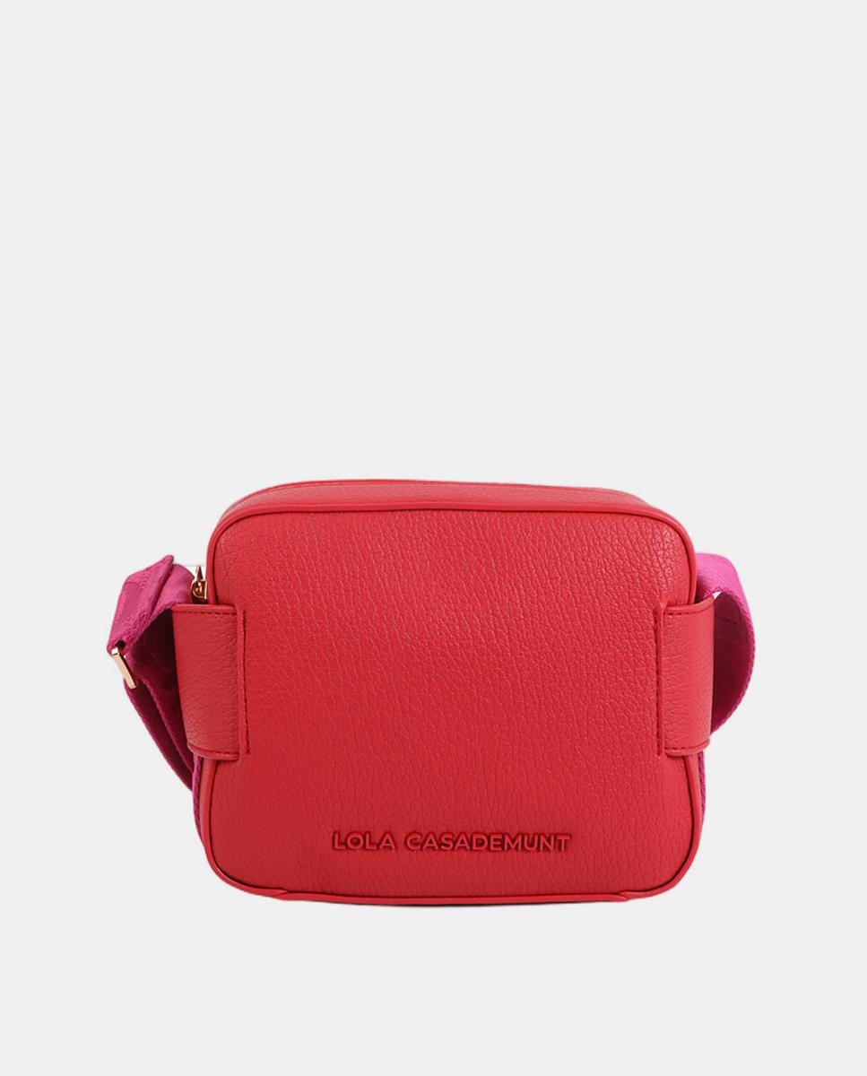 Imagem 0 de Mala a Tiracolo com Alça e Nylon em Contraste