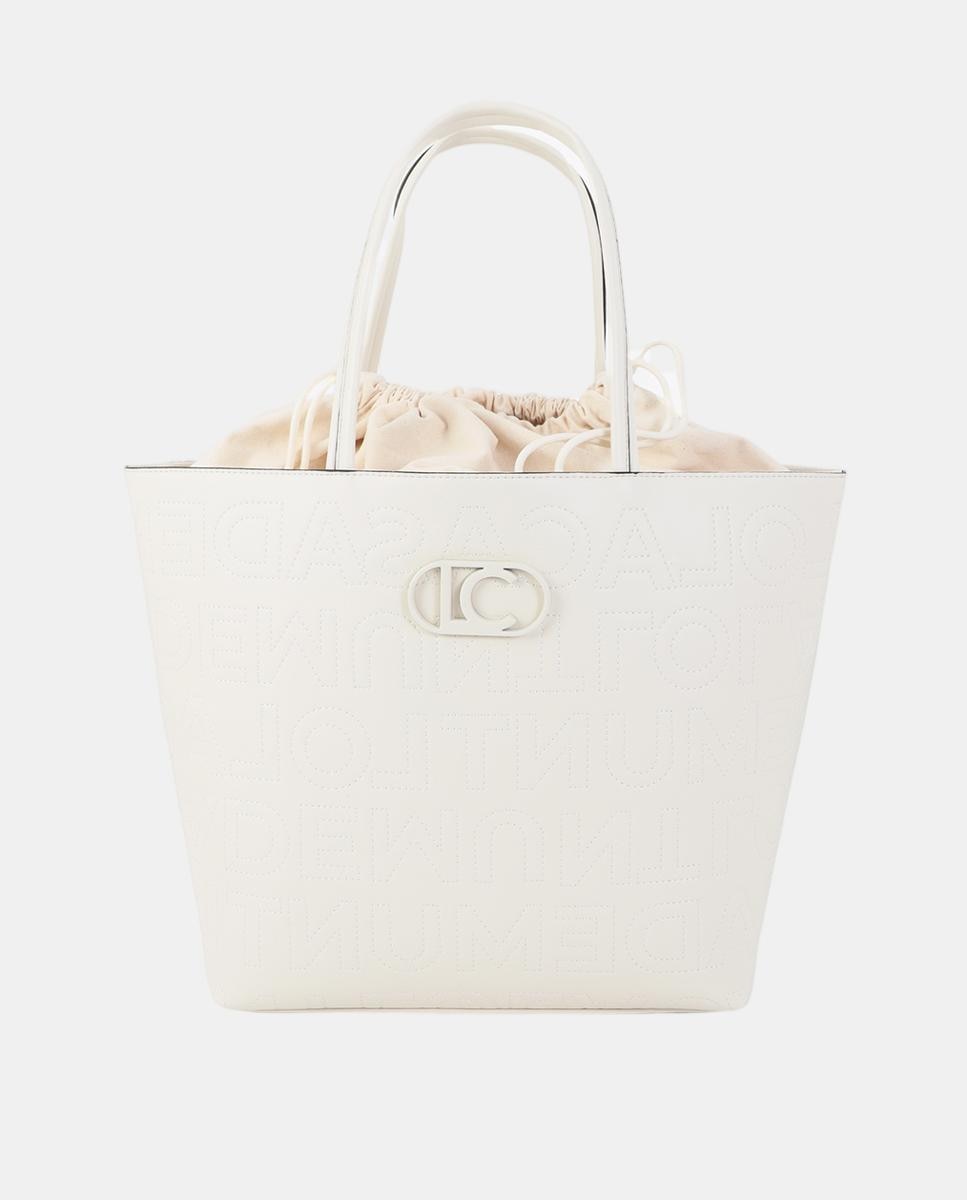 Imagem 0 de Mala Shopper sem Estrutura com Pespontos e Monograma