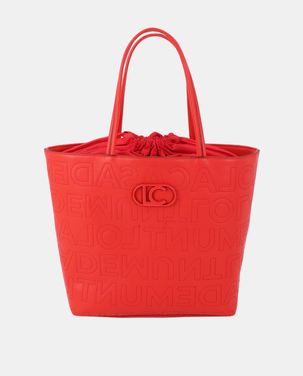 Imagem 0 de Mala Shopper sem Estrutura com Pespontos e Monograma