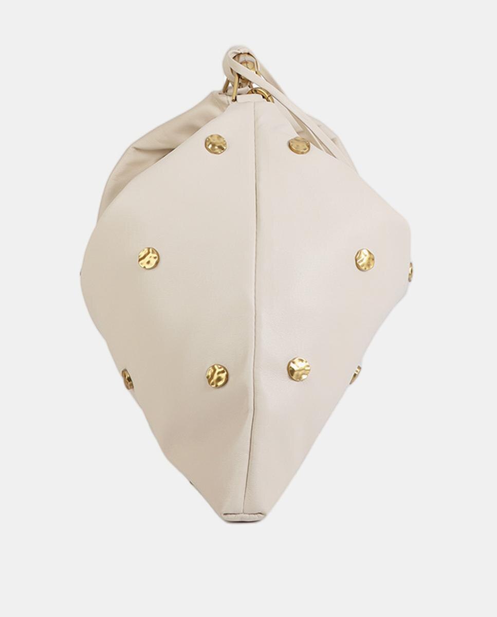 Mala Hobo com Tachas e Textura Cru-2