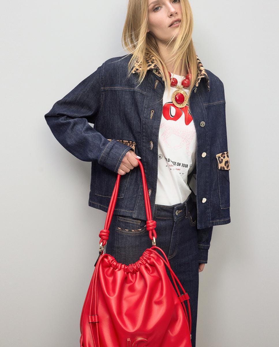 Mala Hobo LC Forrada Vermelho-3