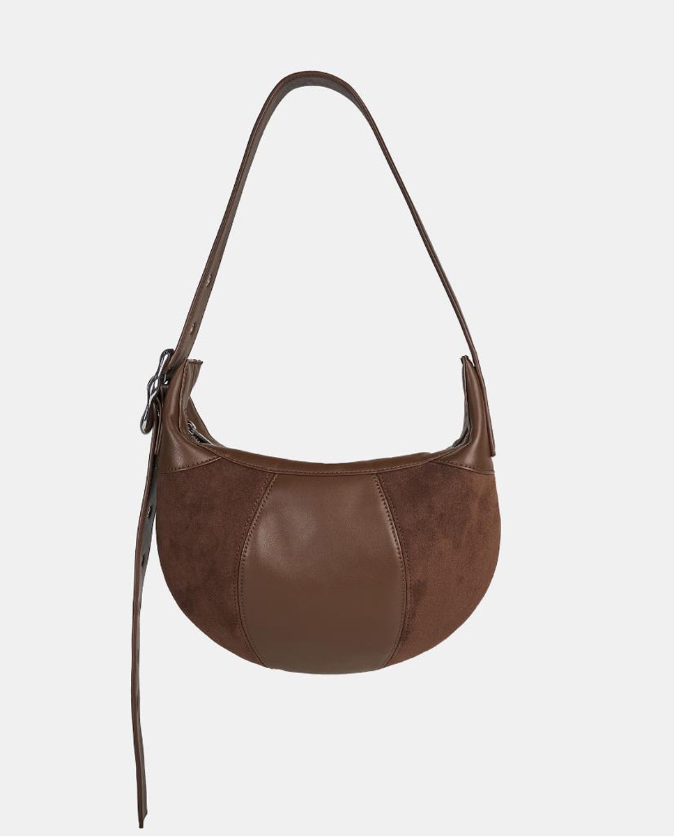 Mala Cruzada Ajustável Modelo MUSA Castanho-1