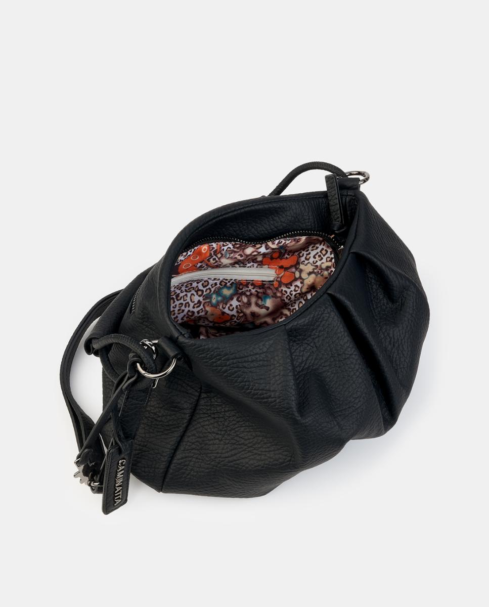 Mala Crossbody com Fecho de Correr Preto-3