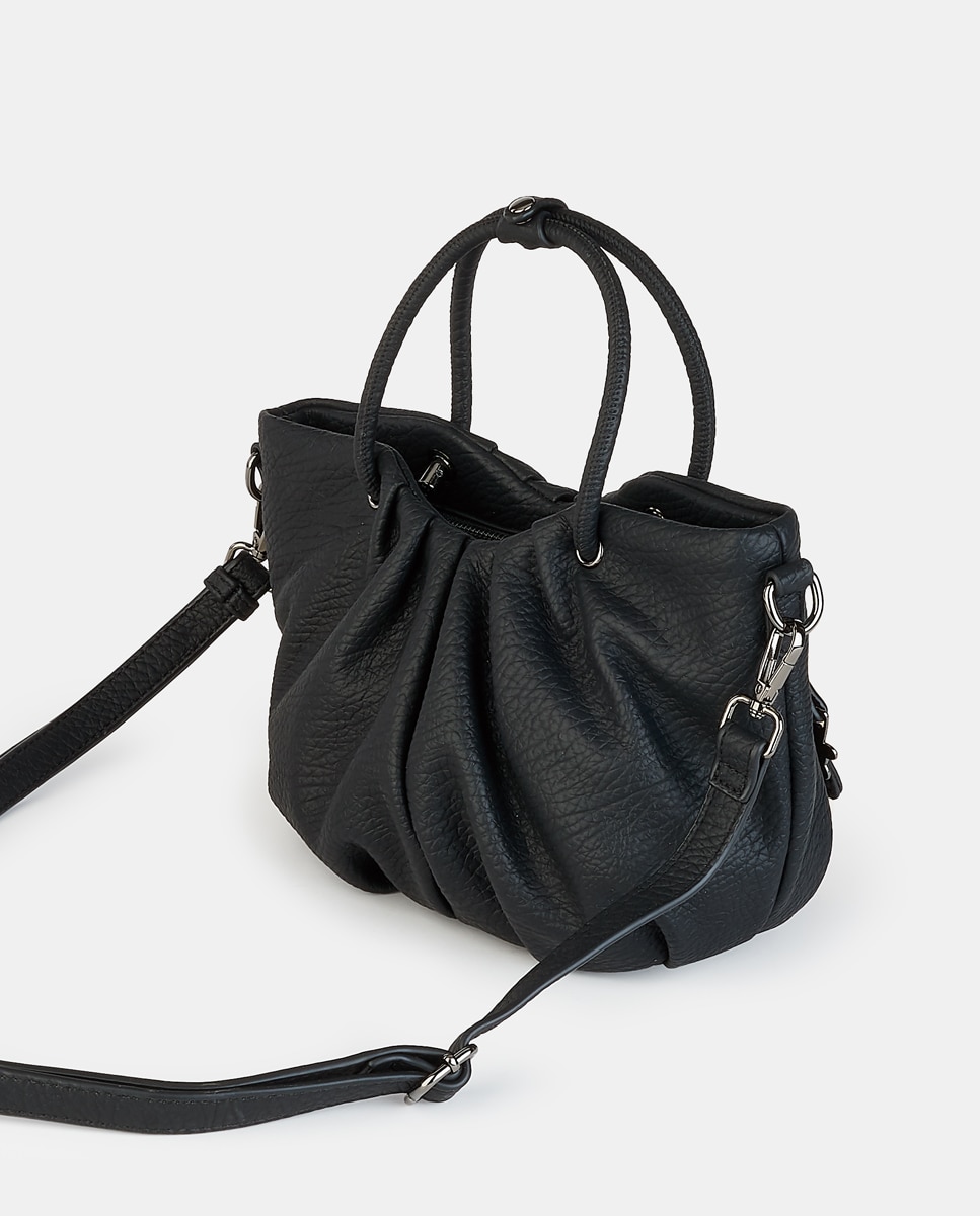 Mala Crossbody com Fecho de Correr Preto-2