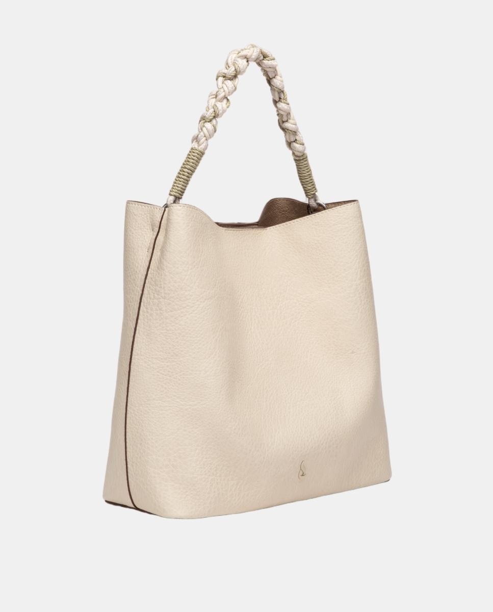 Imagen 2 de Bolso de hombro con asa anudada - Abbacino - Beige Beige